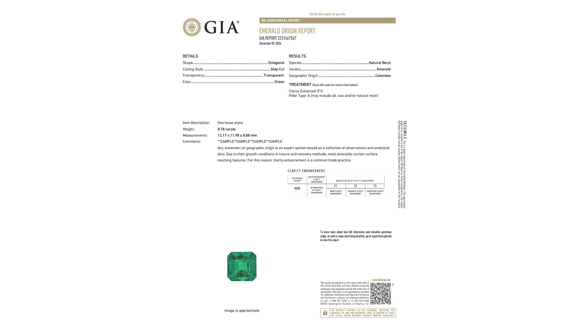 GIA Gives Filler Identification to Emerald Evaluations