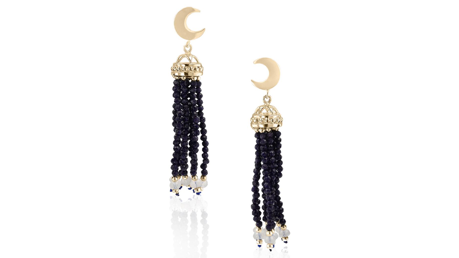 Piece of the Week: Mignon Faget’s ‘Crescent Starry Night’ Tassel Earrings